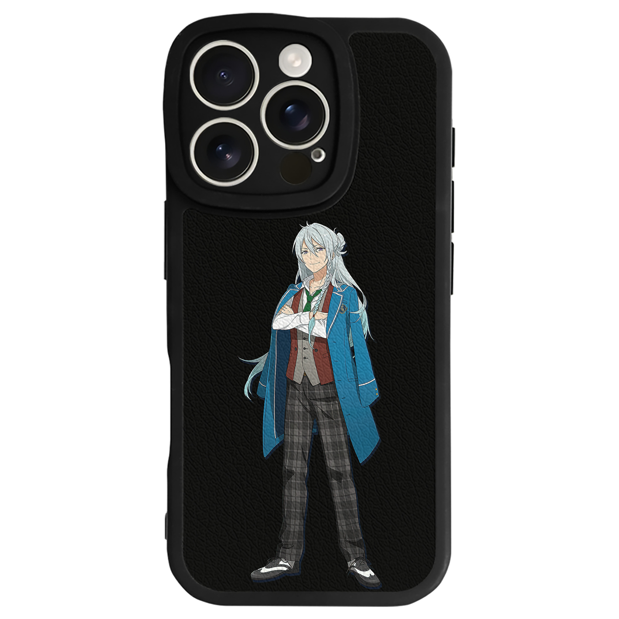 （画像用） あんさんぶるスターズ! Ensemble Stars 【iPhone 16シリーズ対応】シリコンスマホケース（レザー調） 材質：シリコン